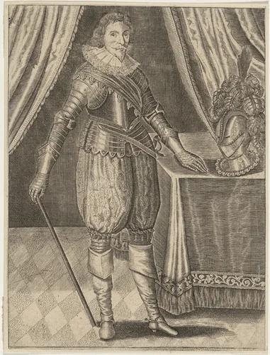James, Second Marquis of Hamilton by Martin Droeshout, print, 1623