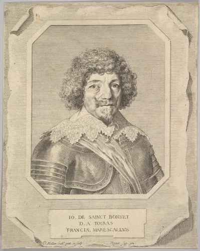 Jean de Saint-Bonnet, marquis de Toiras by Claude Mellan, print, 1630-1636