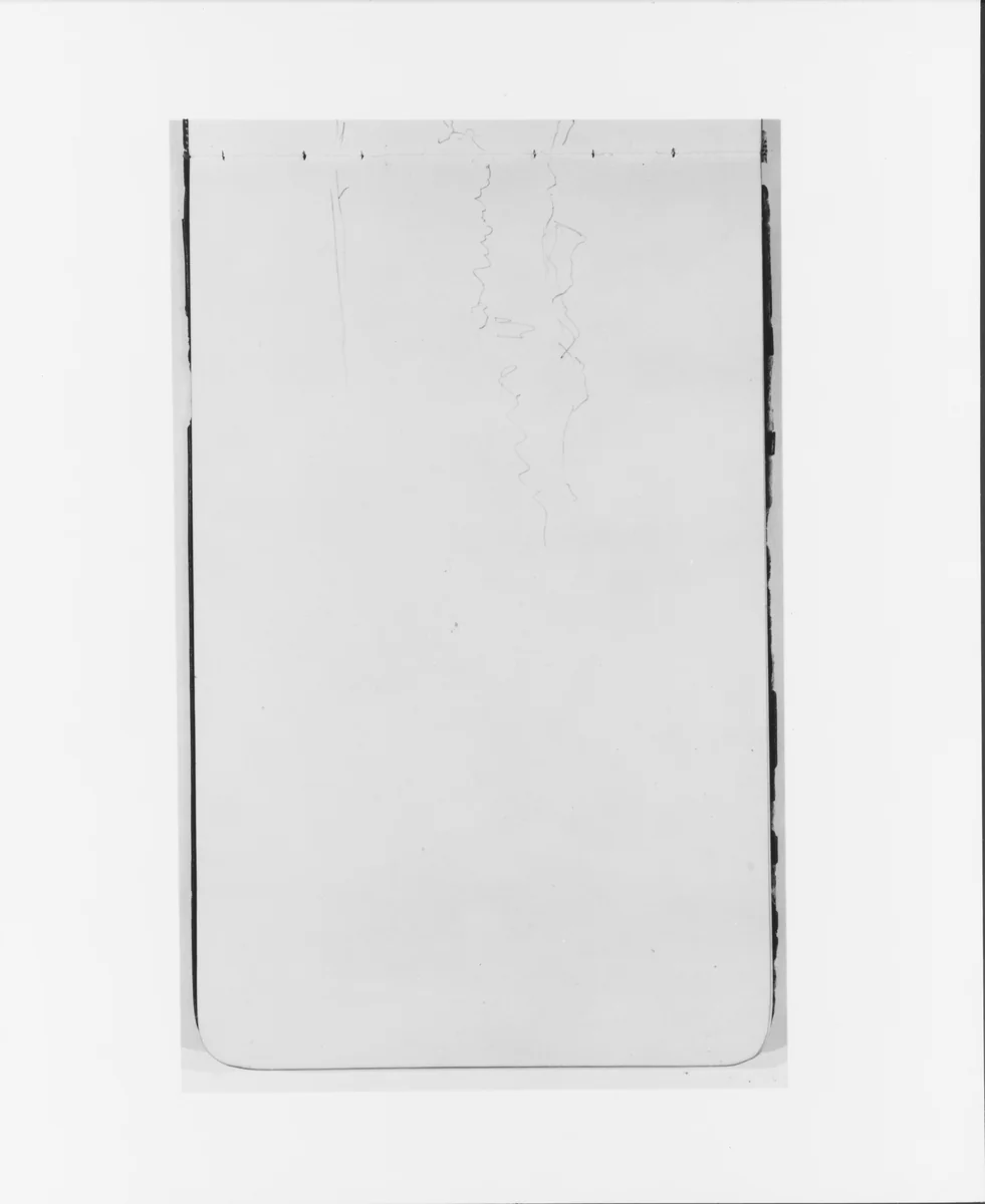 Sketch of Mountains and Forest (from Sketchbook) by Albert Bierstadt, artwork, 1890