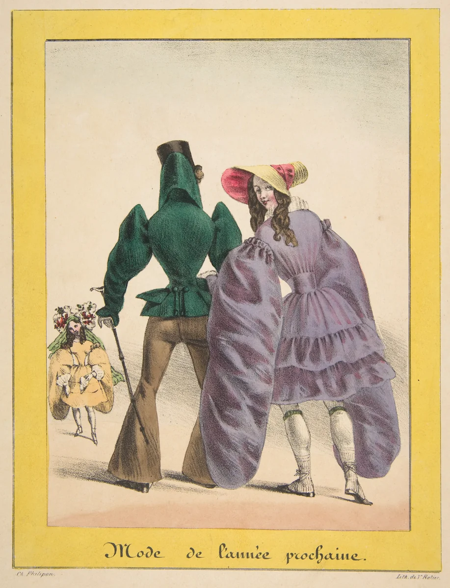 Mode de l'année prochaine by Charles Philipon, print, 1825-1835