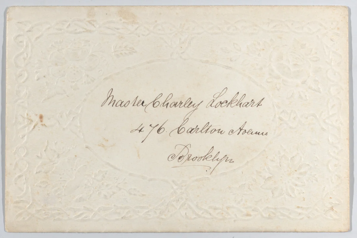 Valentine by anonymous, other, 1845-1875