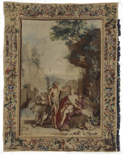 Bacchus and Ariadne by Manufacture Royale des Gobelins, textile, 1680-1684