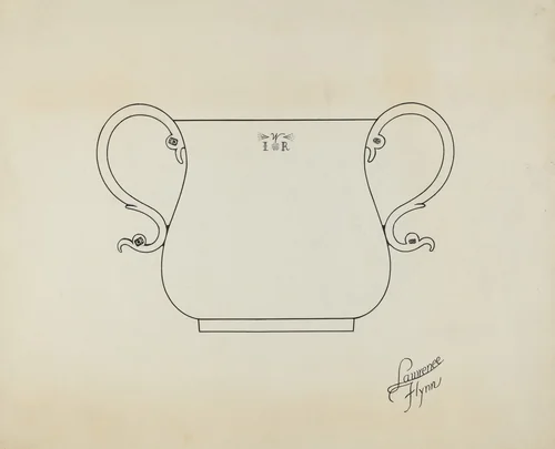 Silver Caudle Cup by Lawrence Flynn, index of american design, 1935-1942