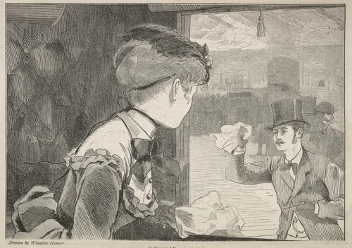 "Come!" by Winslow Homer, print, 1869