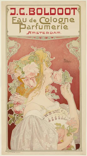 J.C. Boldoot Eau de Cologne: Parfumerie Amsterdam by Privat-Livemont, other, 1899