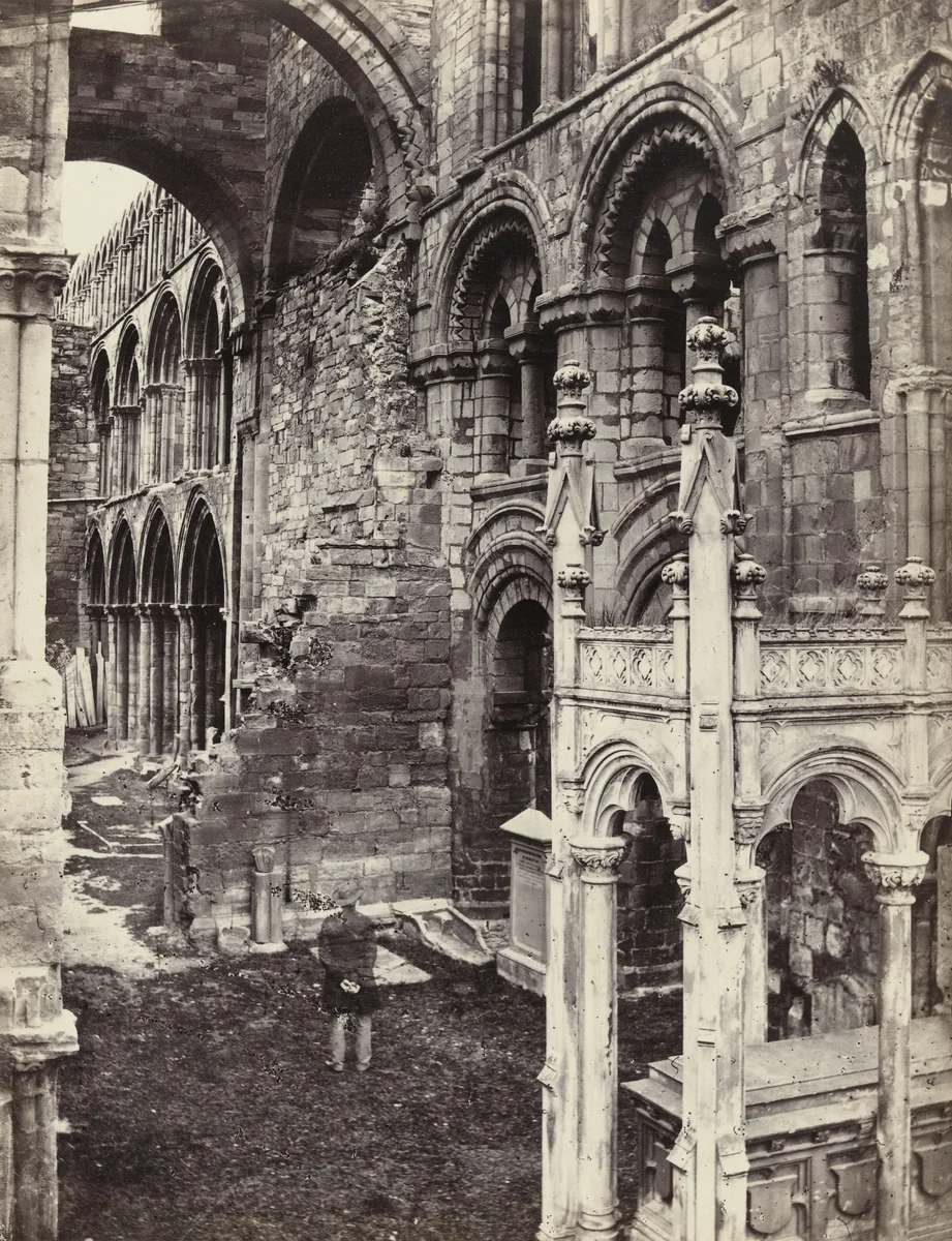 Idburg Abbey, Interior by Francis Frith, photograph, 1860