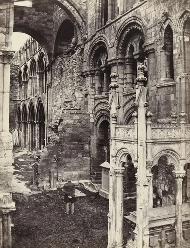 Idburg Abbey, Interior by Francis Frith, photograph, 1860