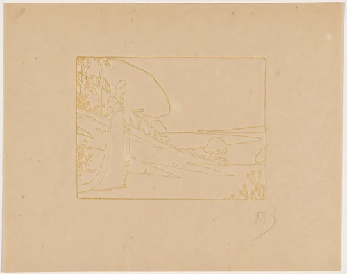 Carmosine (projet de programme) by Maurice Dumont, print, 1895