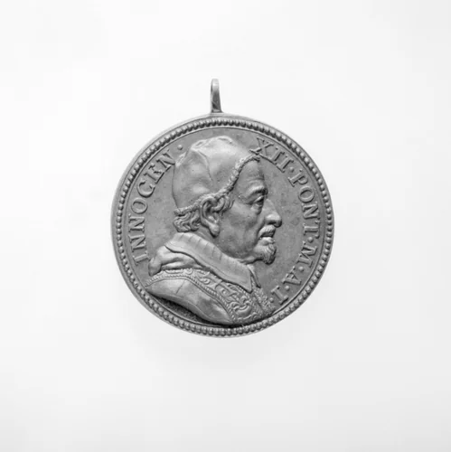 Innocent XII (Pope, 1691–1700) by Giovanni Martino Hamerani, metalwork, 1600-1699