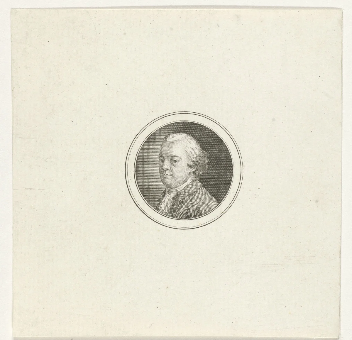 Portret van Daniël Jacobus Canter Camerling by Abraham Jacobsz. Hulk, print, 1787