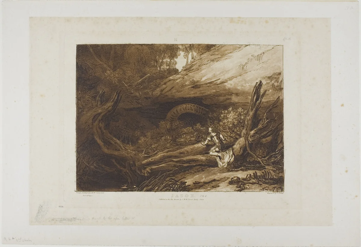 Jason, plate 6 from Liber Studiorum by Joseph Mallord William Turner, print, 1807