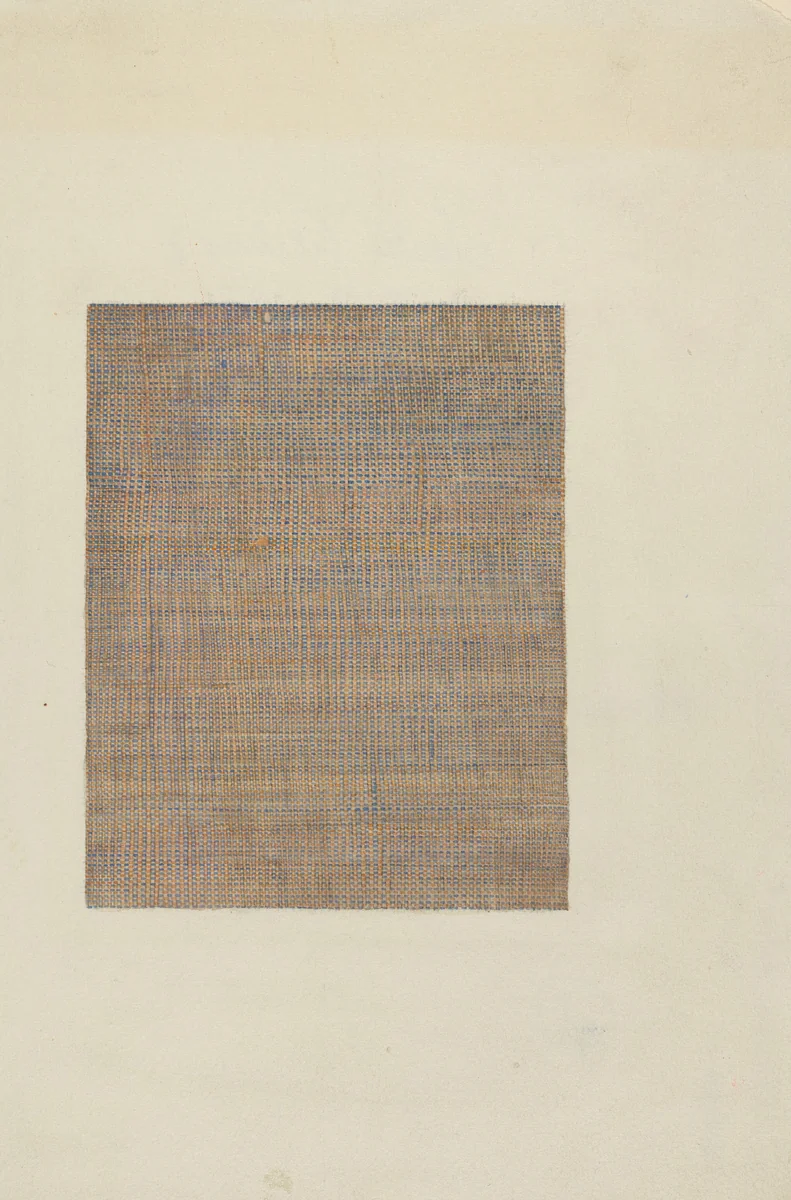 Shaker Dress Material by Lucille Gilchrist, index of american design, 1936