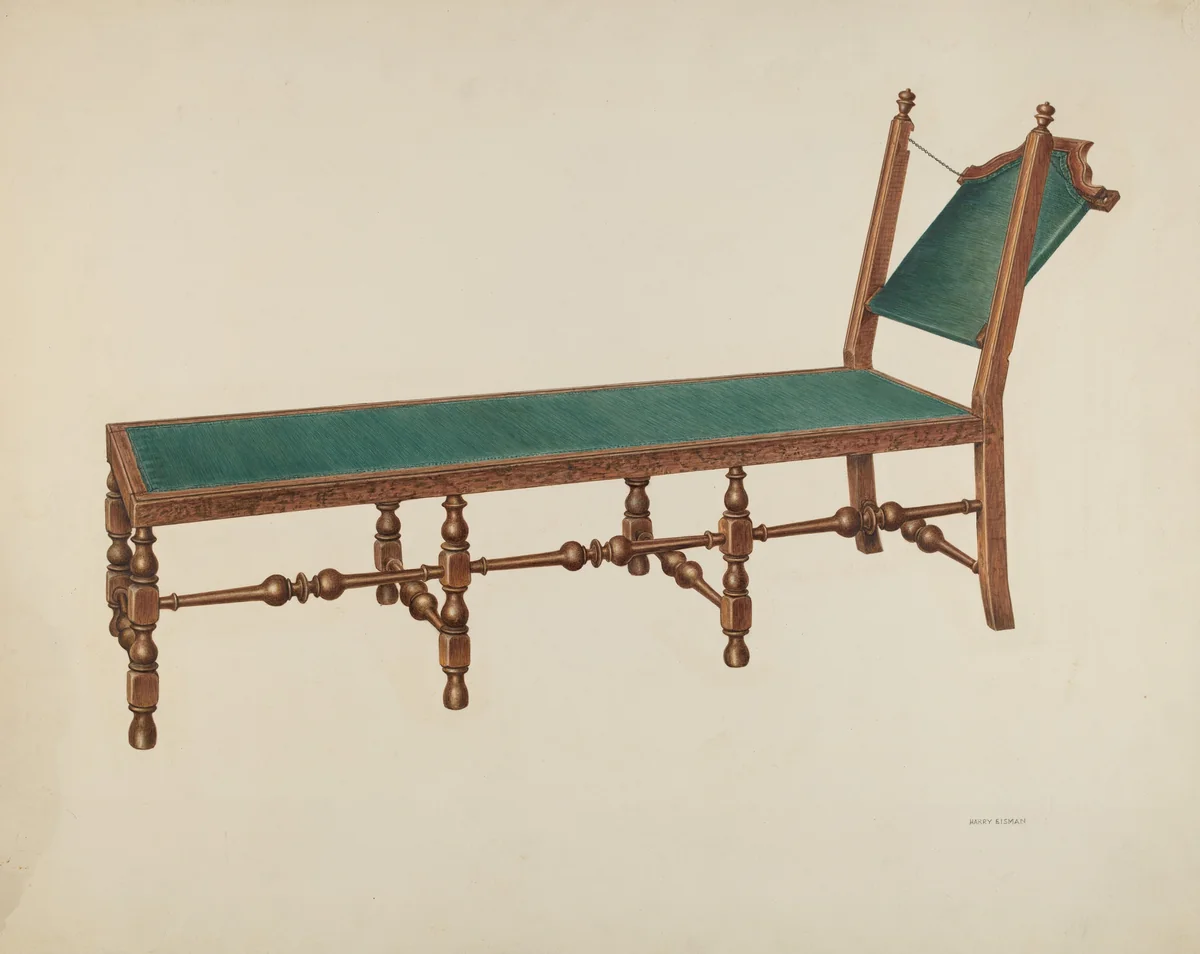 Day Bed by Harry Eisman, index of american design, 1941