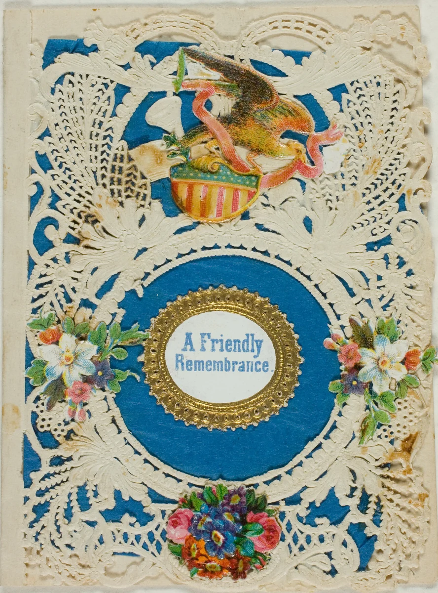 A Friendly Remembrance (valentine) by Unknown Artist, other, 1800-1900