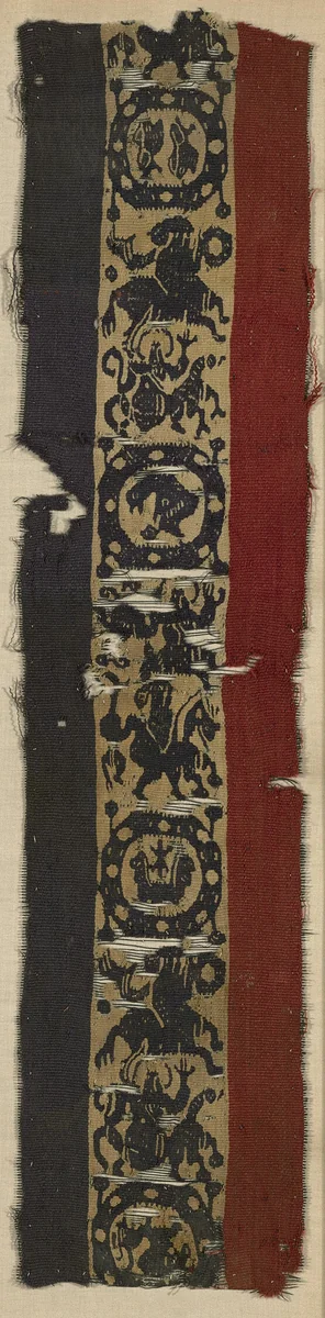 Fragment by Egypt, textile, 501-700