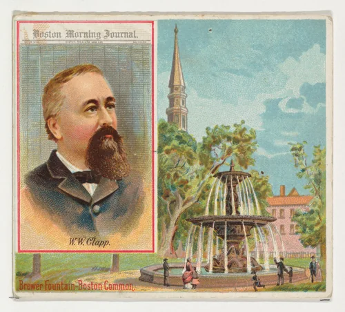 W.W. Clapp, Boston Morning Journal, Philadelphia Public Ledger, from the American Editors series (N35) for Allen & Ginter Cigarettes by Allen & Ginter, print, 1887
