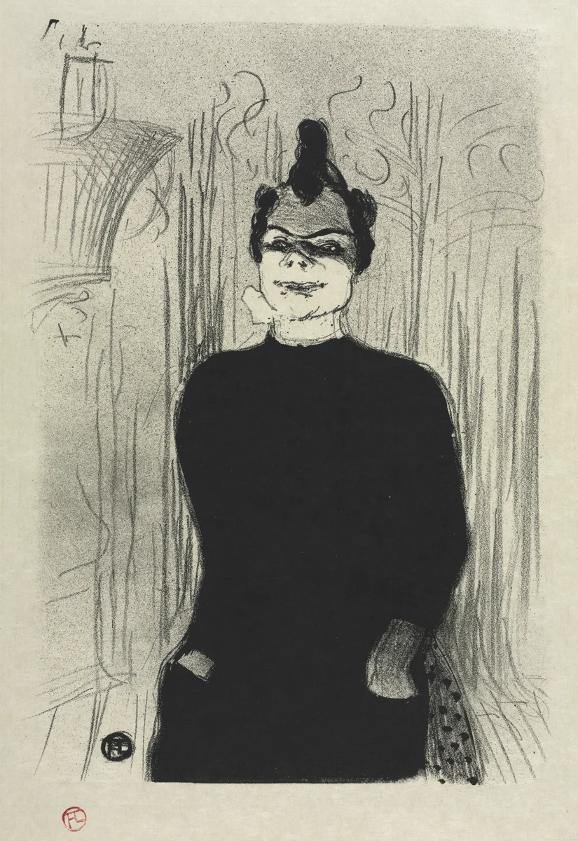 At the Gaieté Rochechouart: Nicolle by Henri de Toulouse-Lautrec, print, 1893