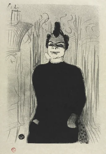 At the Gaieté Rochechouart: Nicolle by Henri de Toulouse-Lautrec, print, 1893