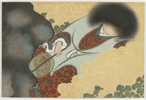 Flowers of a Hundred Worlds (Momoyogusa): Chrysanthemum Boy (Kikujidō) by Kamisaka Sekka, book, 1909-1910