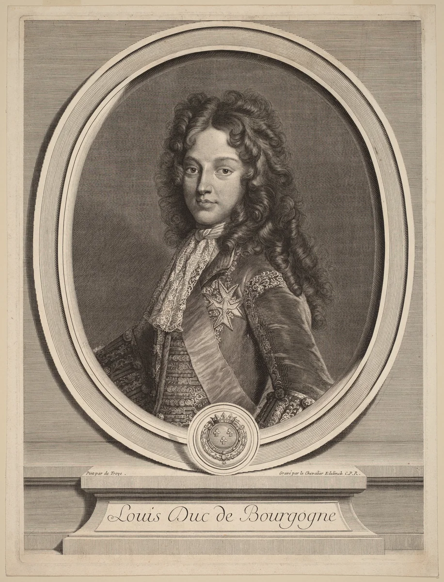 Louis, Duke of Burgundy by Gerard Edelinck
François de Troy, print, 1640-1707