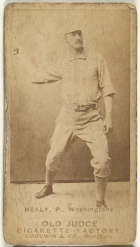 John J. "Egyptian" Healy, Pitcher, Washington Nationals, from the Old Judge series (N172) for Old Judge Cigarettes by Goodwin & Company, photograph, 1887-1890