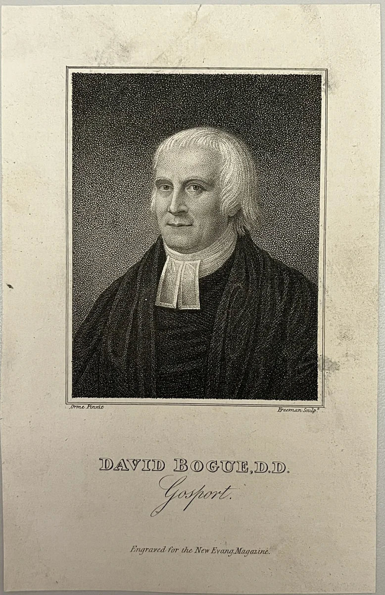 David Bogue, D.D. by Samuel Freeman, other, 1793-1857