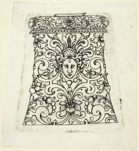 Plate 7, from twenty ornamental designs for goblets and beakers by Master A.P. German, print, 1604
