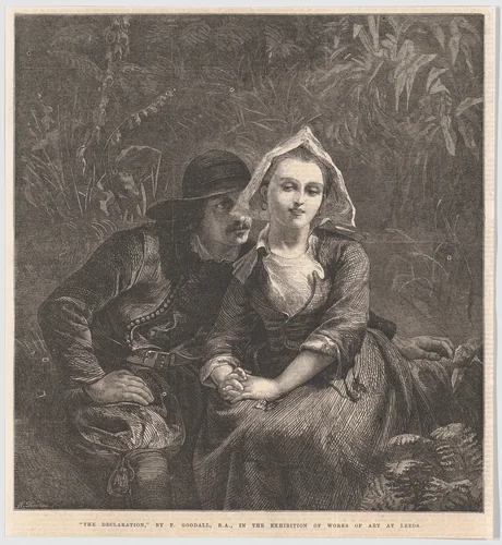 The Declaration, from "Illustrated London News" by William Luson Thomas, print, 1868