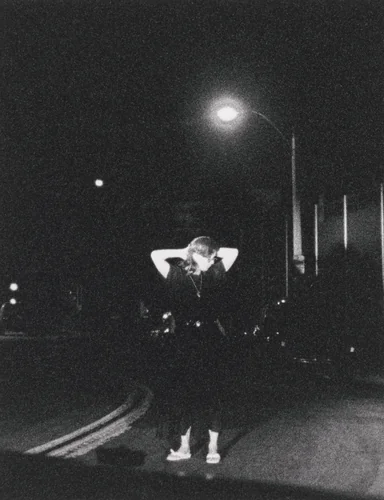 Stolen Car, Hollywood by Jim Goldberg, photograph, 1988
