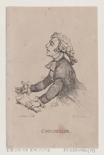 Counsellor by Thomas Rowlandson, print, 1808