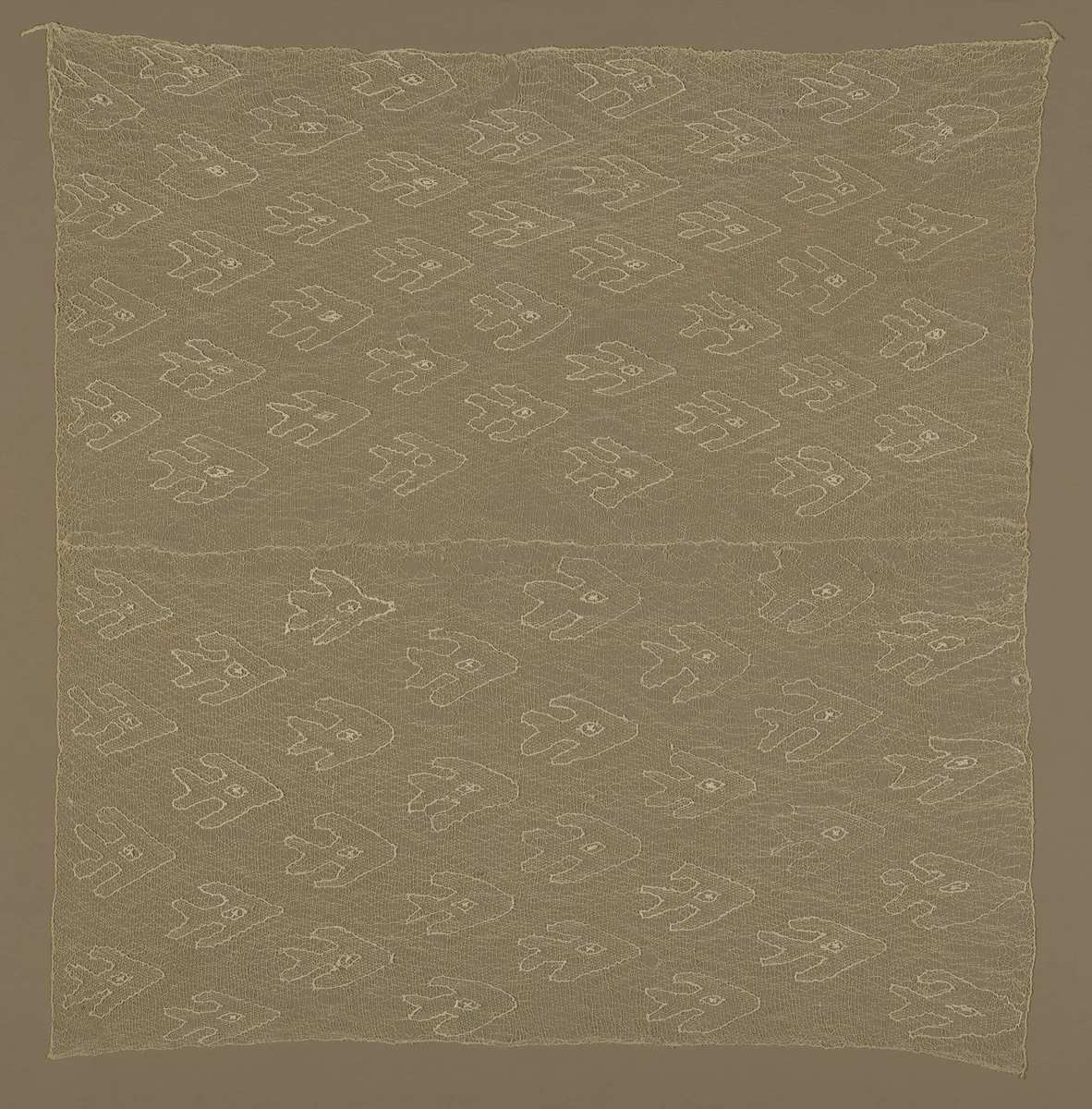 Headcloth by Chancay, textile, 1000-1476