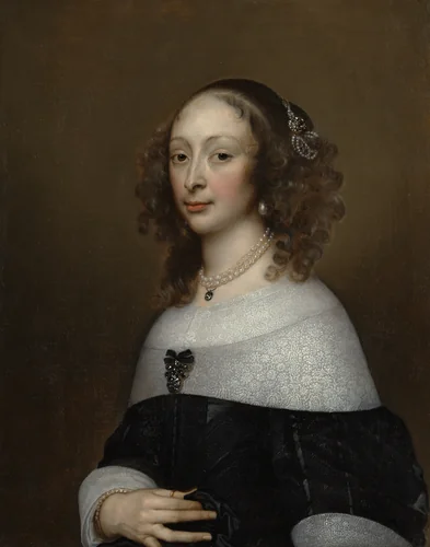 Portrait of a Woman by Adriaen Hanneman, painting, 1648-1658