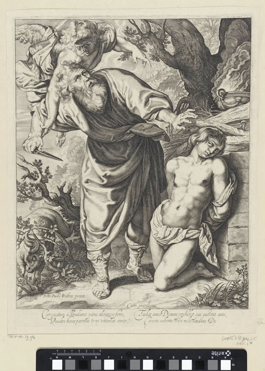Offer van Isaak by Andries Jacobsz. Stock, print, 1638-1698