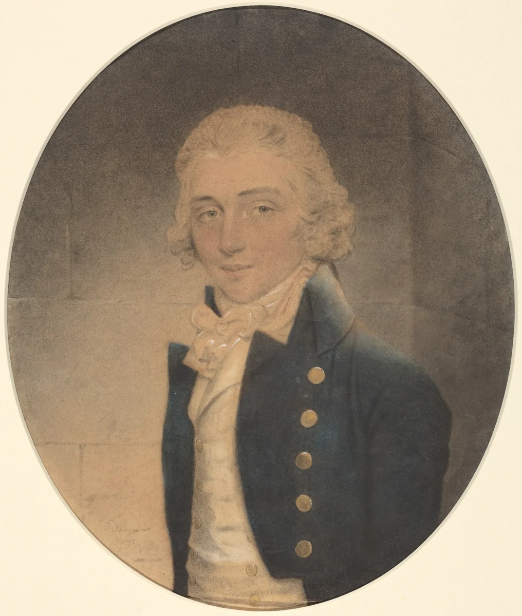 George Mills by John Downman, drawing, 1792