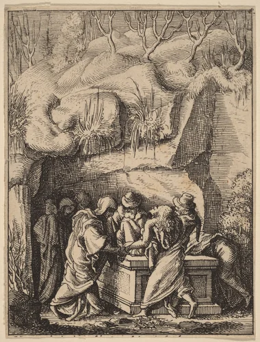 The Entombment by Wenceslaus Hollar
Hans Holbein the younger, print, 1607-1677
