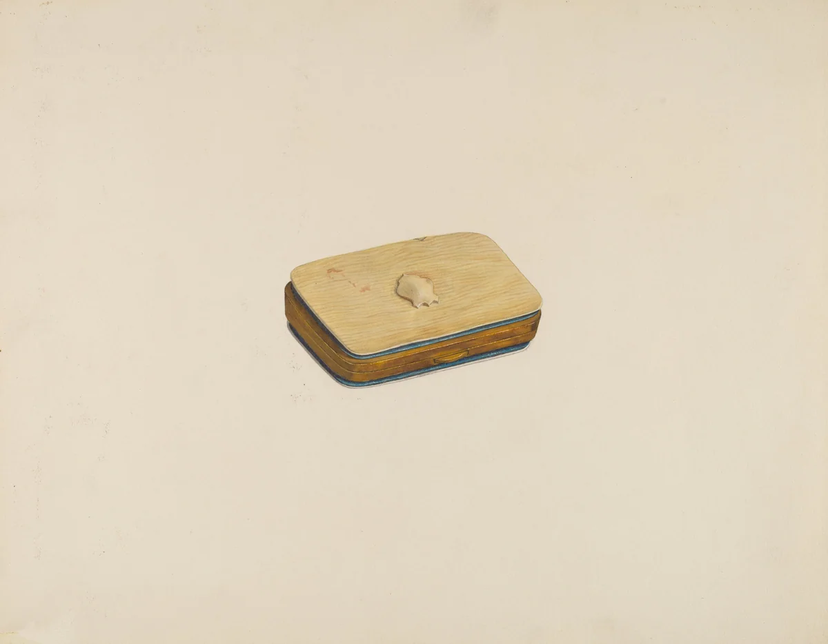 Card Case by Daniel Marshack, index of american design, 1940