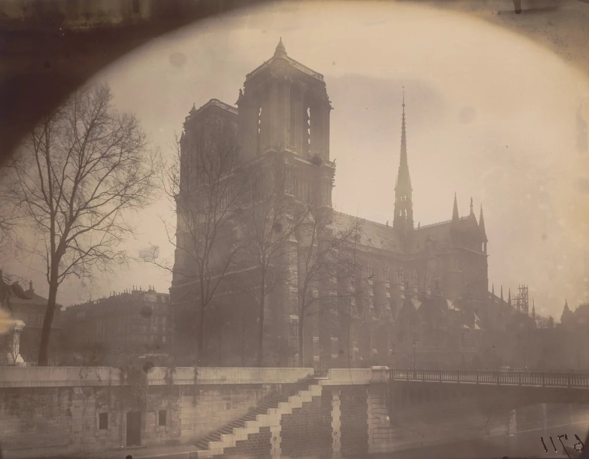 Notre-Dame by Eugène Atget, photograph, 1927