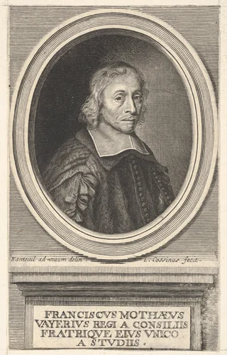 François de La Mothe le Vayer by Louis Cossin, print, 1640-1704
