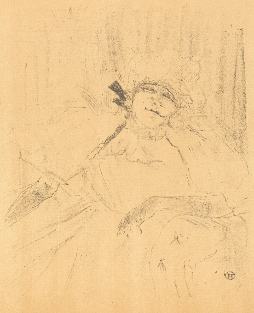 Old Song (Chanson ancienne) by Henri de Toulouse-Lautrec, print, 1898