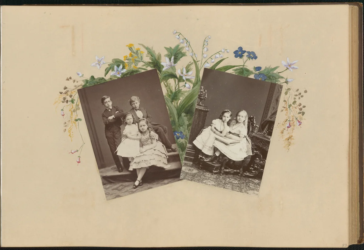 The Madame B Album by Marie-Blanche Hennelle Fournier, photograph, 1870-1879