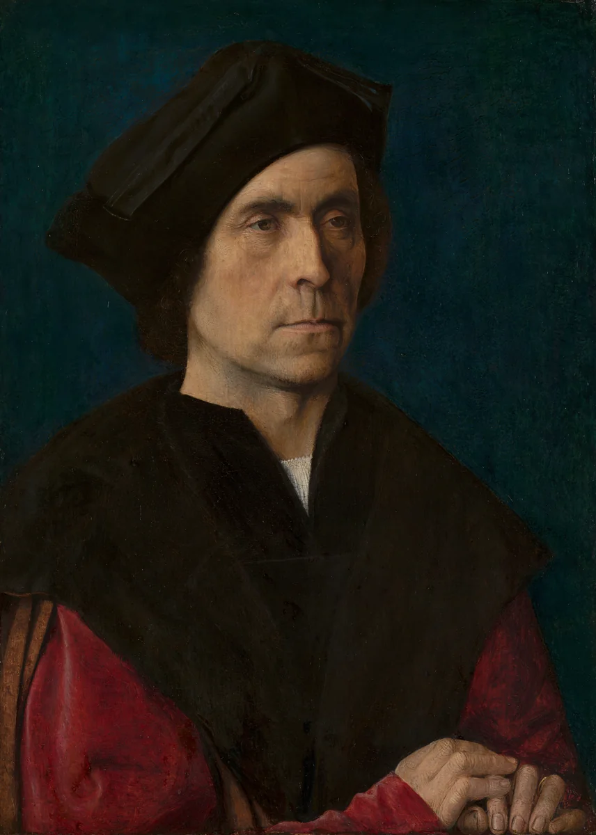 Portrait of a Man by Michel Sittow, painting, 1510