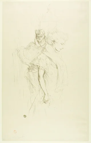 Blanche and Noire by Henri de Toulouse-Lautrec, print, 1896
