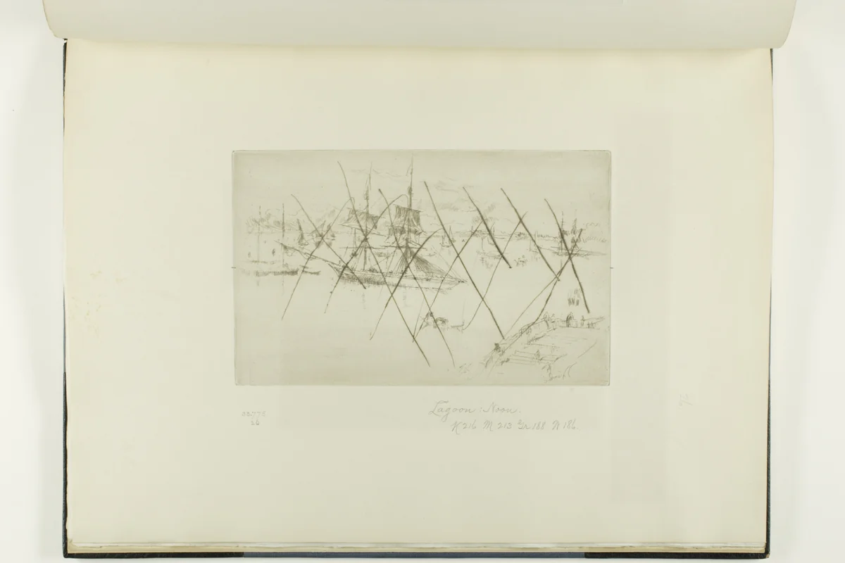 Lagoon - Noon by James McNeill Whistler, print, 1879-1880
