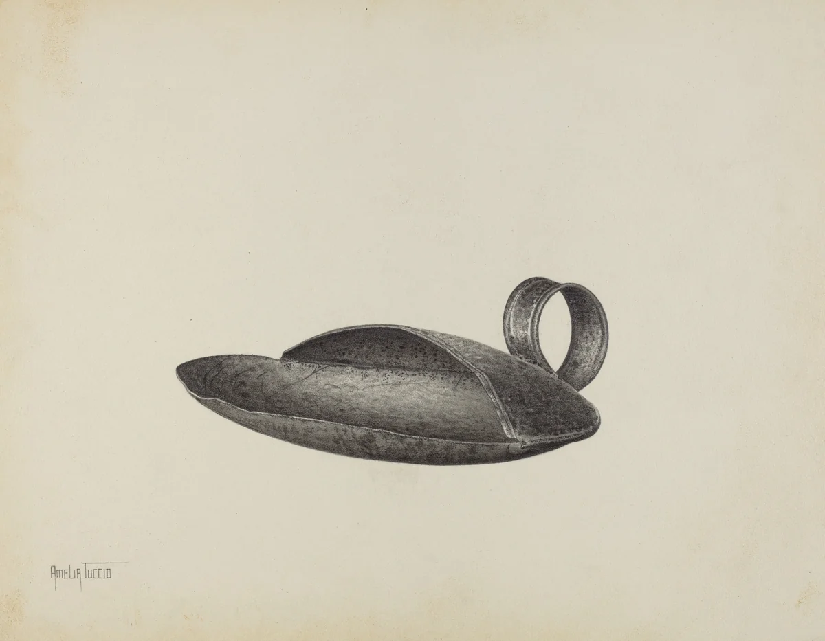 Creamer Skimmer by Amelia Tuccio, index of american design, 1941