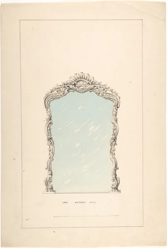 Pier Glass by Robert William Hume, drawing, 1850-1904