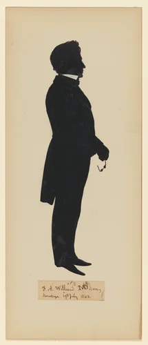 Aaron Willard of Boston by Auguste Edouart, other, 1844