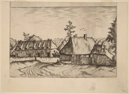 Farm and Row of Houses by Lucas van Doetechum
Johannes van Doetechum the Elder
Master of the Small Landscapes, print, 1559-1561