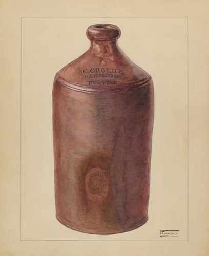 Ink Bottle by Frank Fumagalli, index of american design, 1936