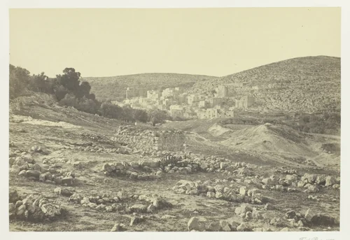 View at Hebron by Francis Frith, photograph, 1857