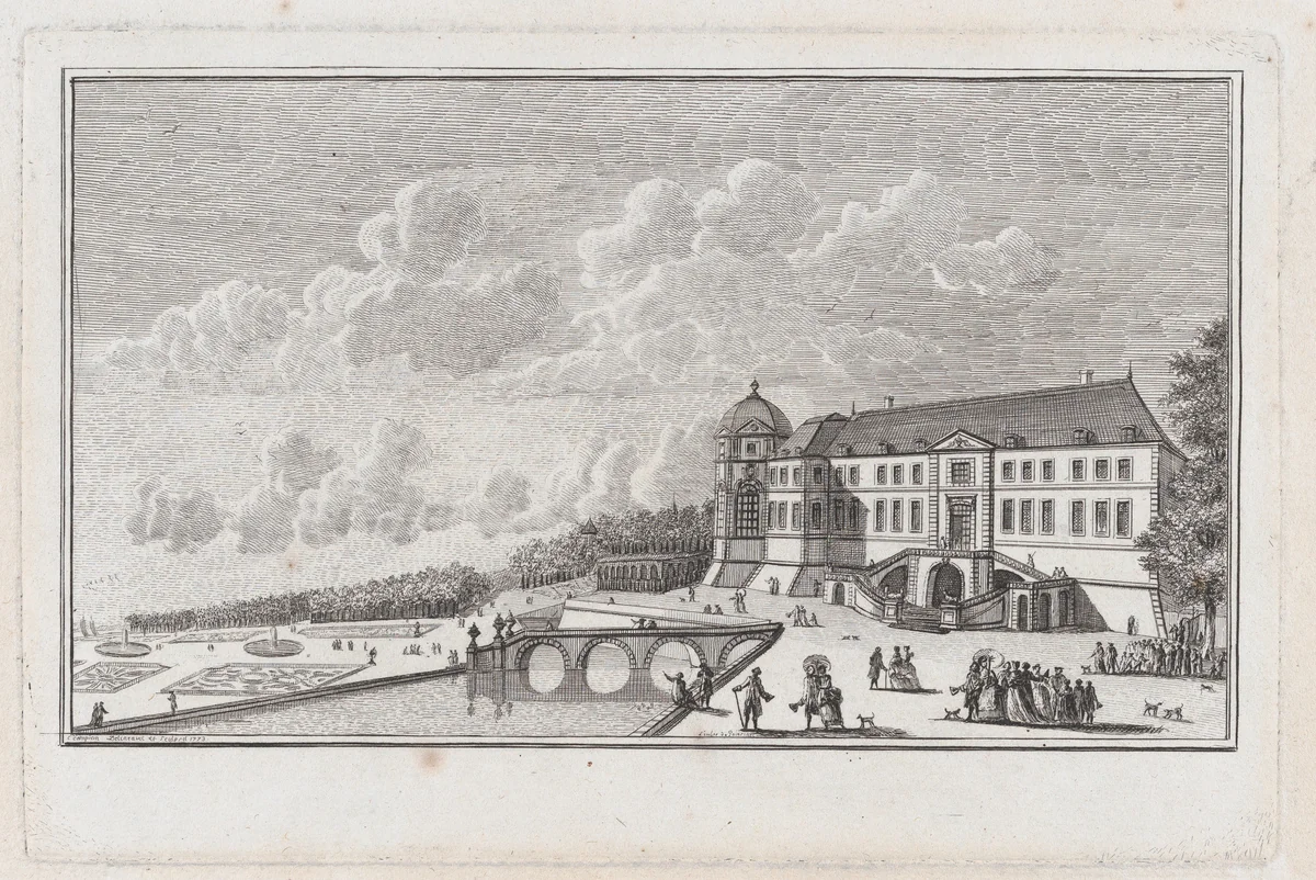 The Shadow of Poinsinet by Charles Michel Campion, print, 1773